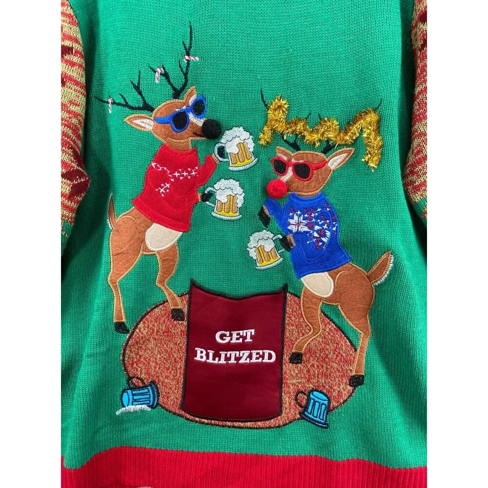 Ugly Christmas‎ Jolly Sweater Mens Sz XXL 